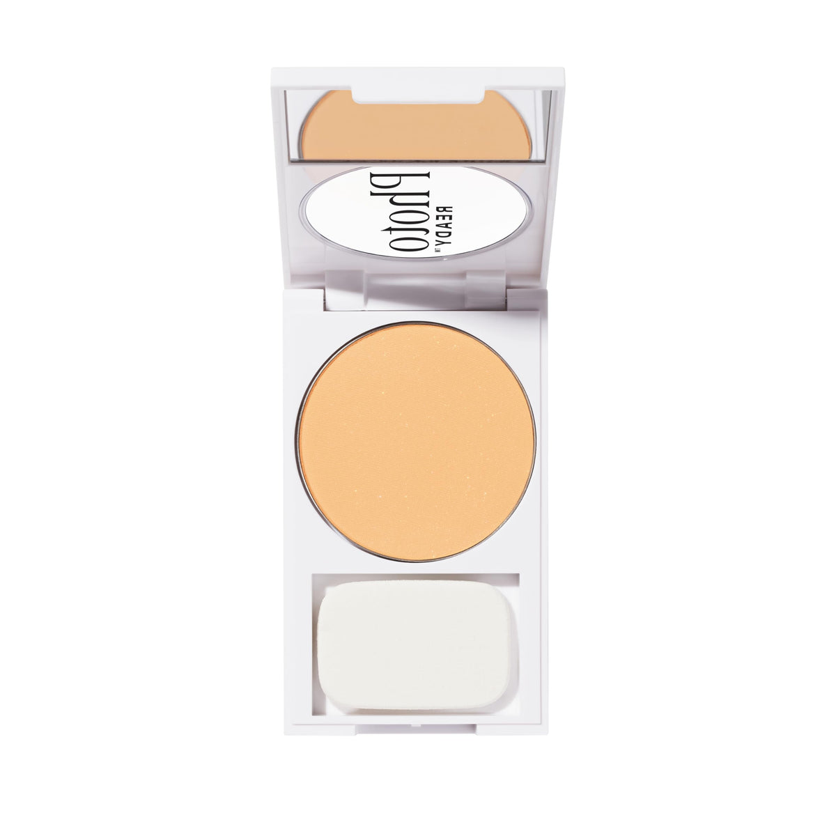 Revlon compact beside a coin showing compact size for travel-friendly touch-ups benefit