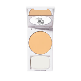 Revlon compact beside a coin showing compact size for travel-friendly touch-ups benefit