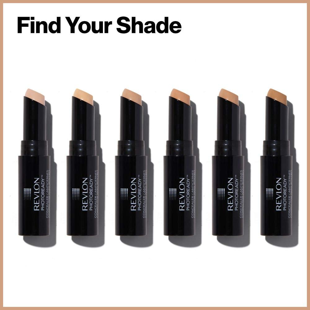 Revlon PhotoReady next to coin to show compact size and on-the-go portability