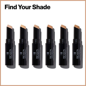 Revlon PhotoReady next to coin to show compact size and on-the-go portability
