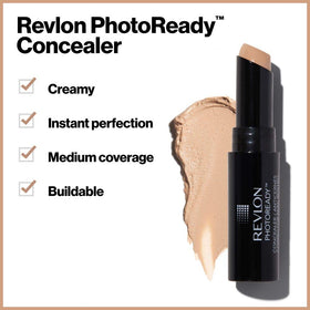 Revlon PhotoReady swatch on skin demonstrating deep shade payoff and seamless blend