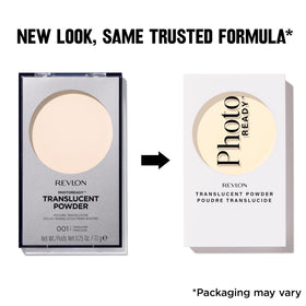 Open Revlon compact with small brush displaying on-the-go touch-up convenience