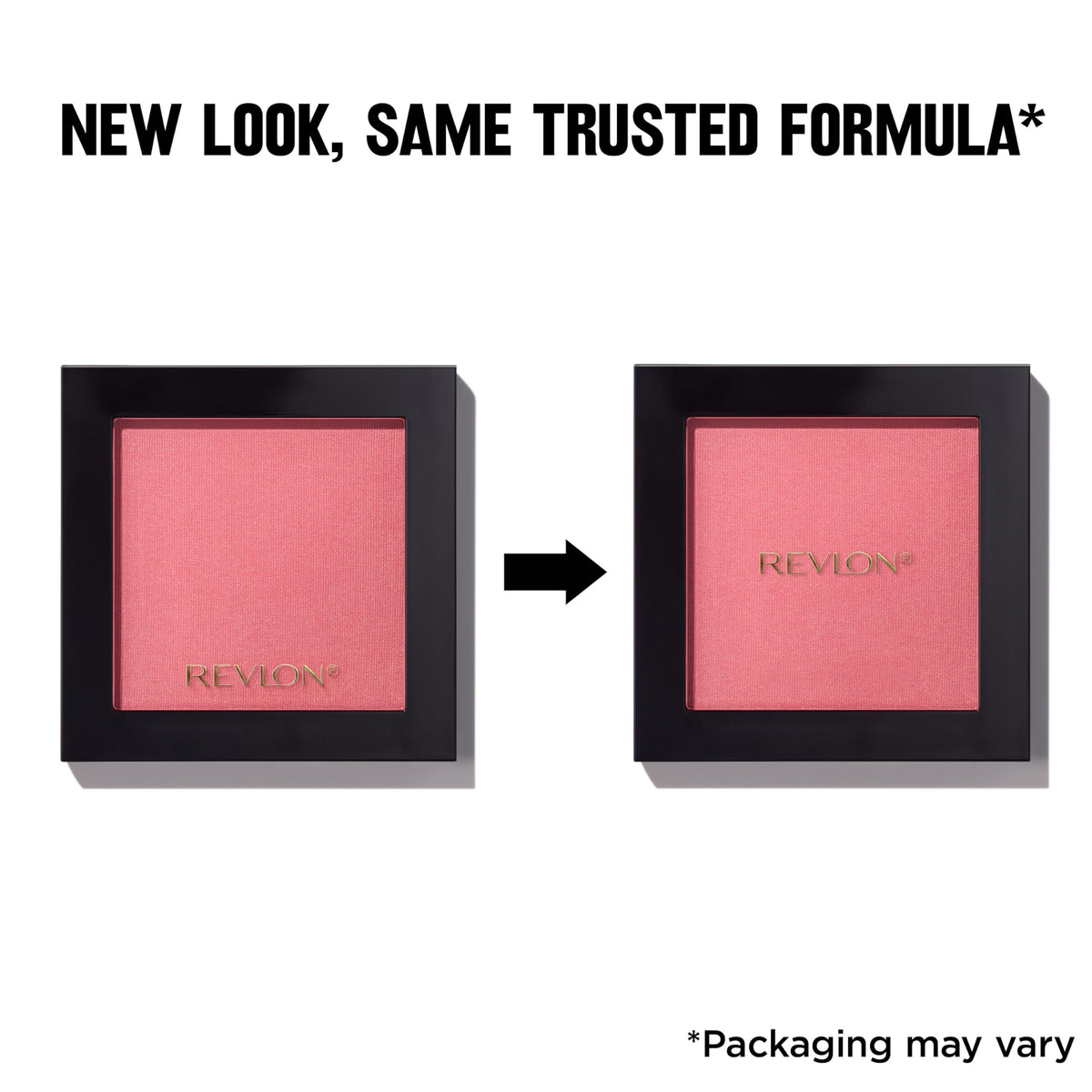 Close-up texture of Revlon powder showing microfine finish and soft application