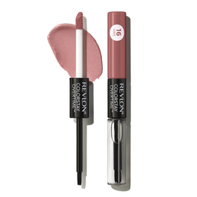 Revlon tube beside a coin for scale showing compact, travel-friendly size