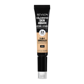 Revlon ColorStay Skin Awaken front packaging showing shade and benefits