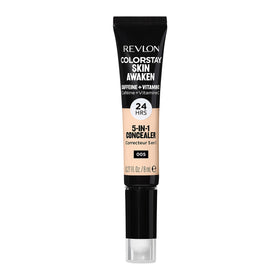 Revlon Skin Awaken front packaging showing shade 005 fair and benefit