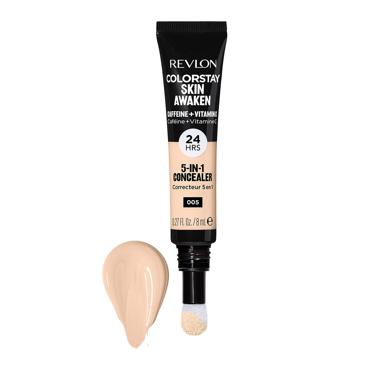 Revlon Skin Awaken swatch on arm showing creamy texture and blendability