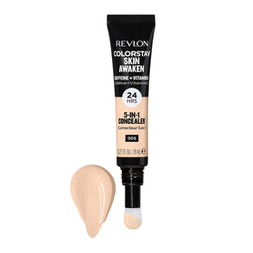 Revlon Skin Awaken swatch on arm showing creamy texture and blendability