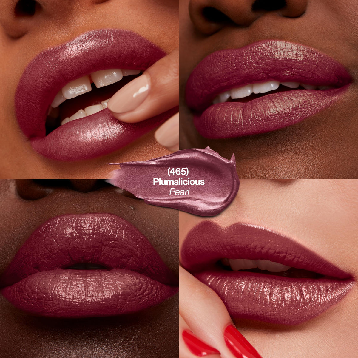 Revlon lipstick bullet open close-up highlighting creamy texture and easy glide