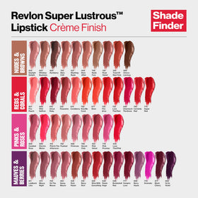 Revlon lipstick next to hand for scale showing compact size and travel-friendly design