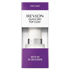 Revlon top coat front bottle showing label and clear high-shine finish