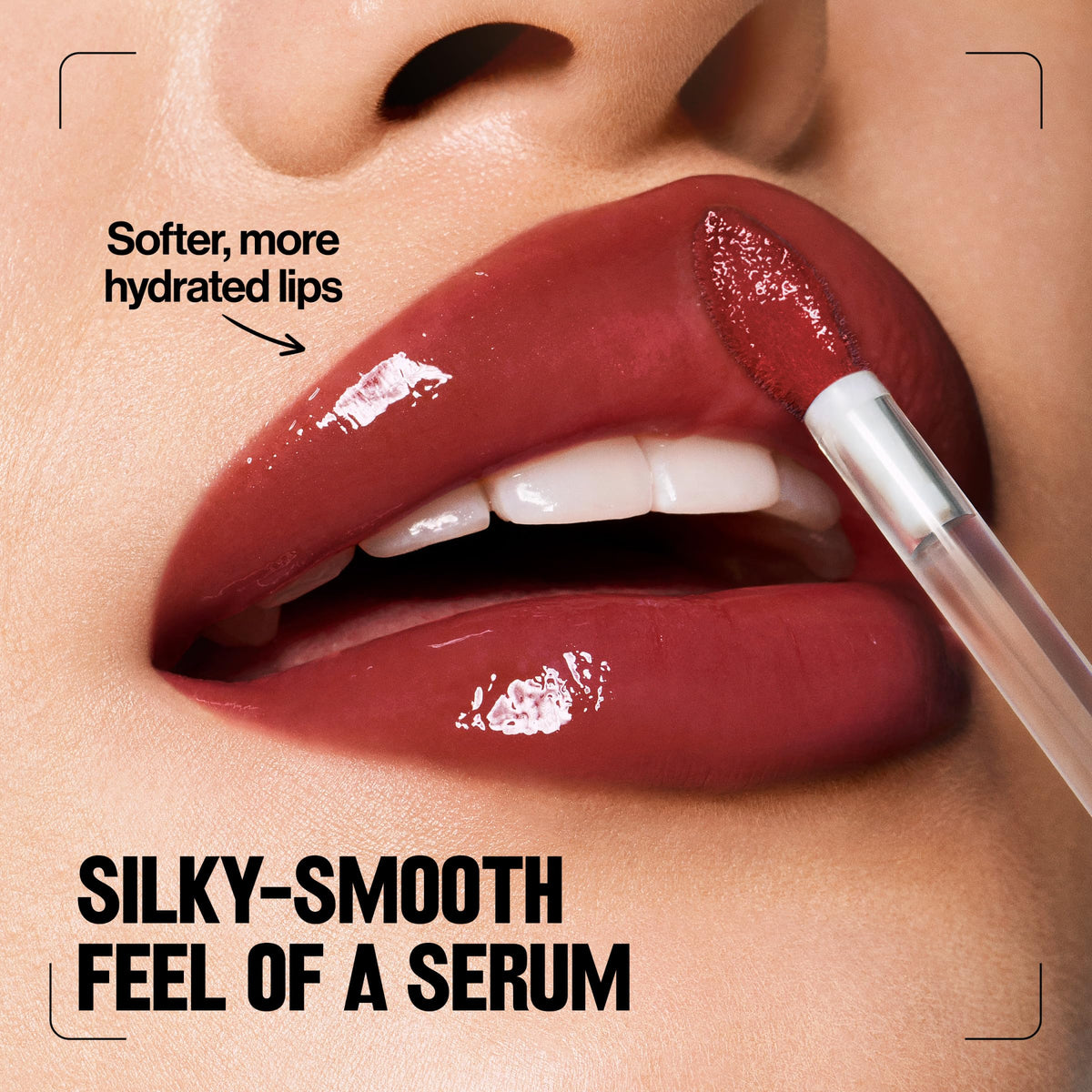 REVLON tube in a clutch showing convenient on-the-go touch-up benefit