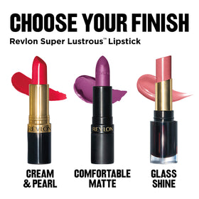 Revlon lipstick beside coin for scale showing 0.74 oz size benefit travel-friendly convenience