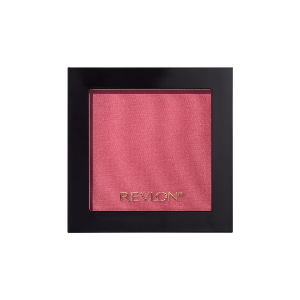 Revlon compact front view showing Very Berry for easy shade recognition and travel convenience
