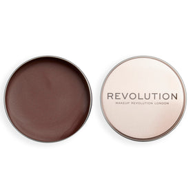 Revolution Balm Glow front packaging showing sunkissed nude shade and compact design for easy use
