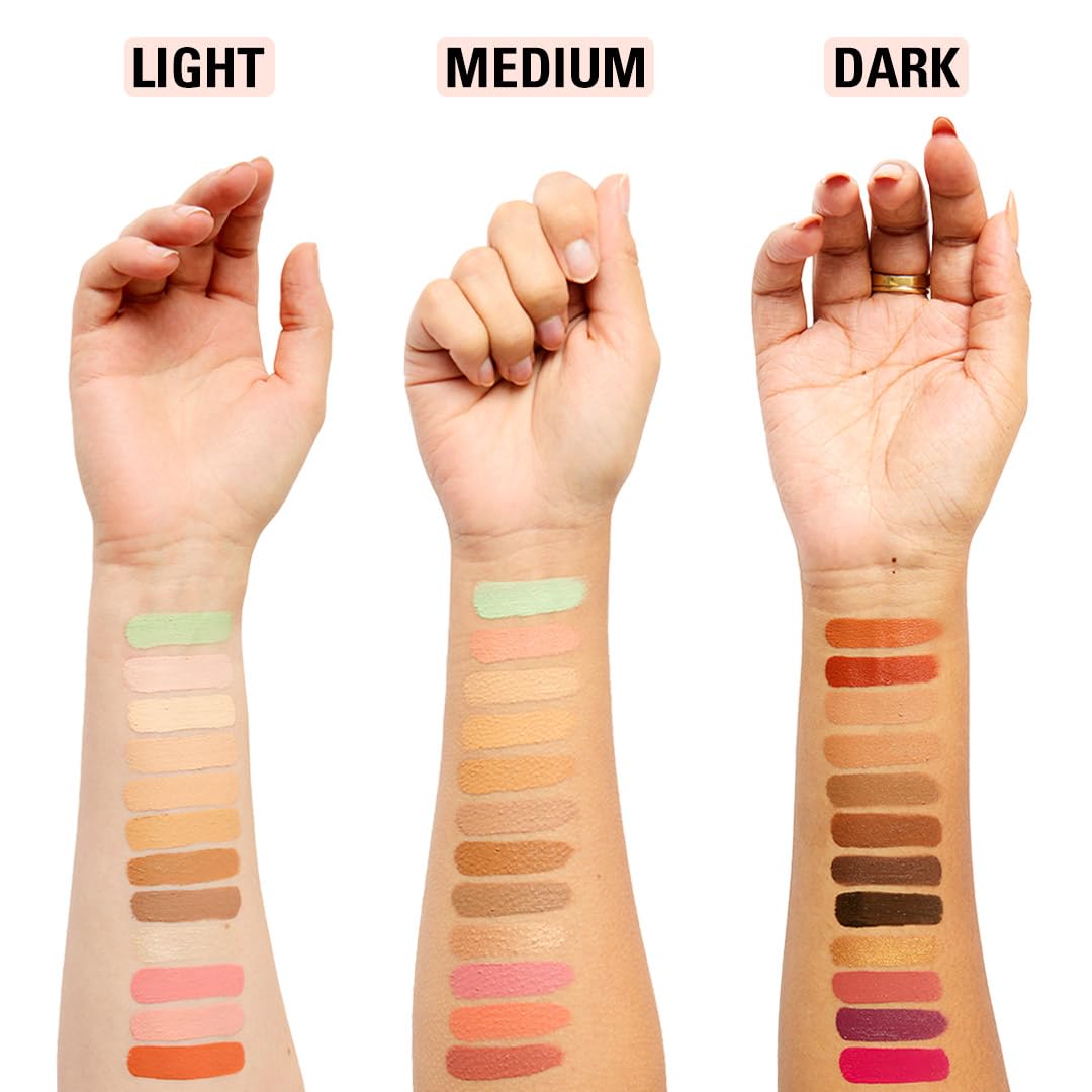 Revolution Beauty fingertip applying cream demonstrating easy blending benefit