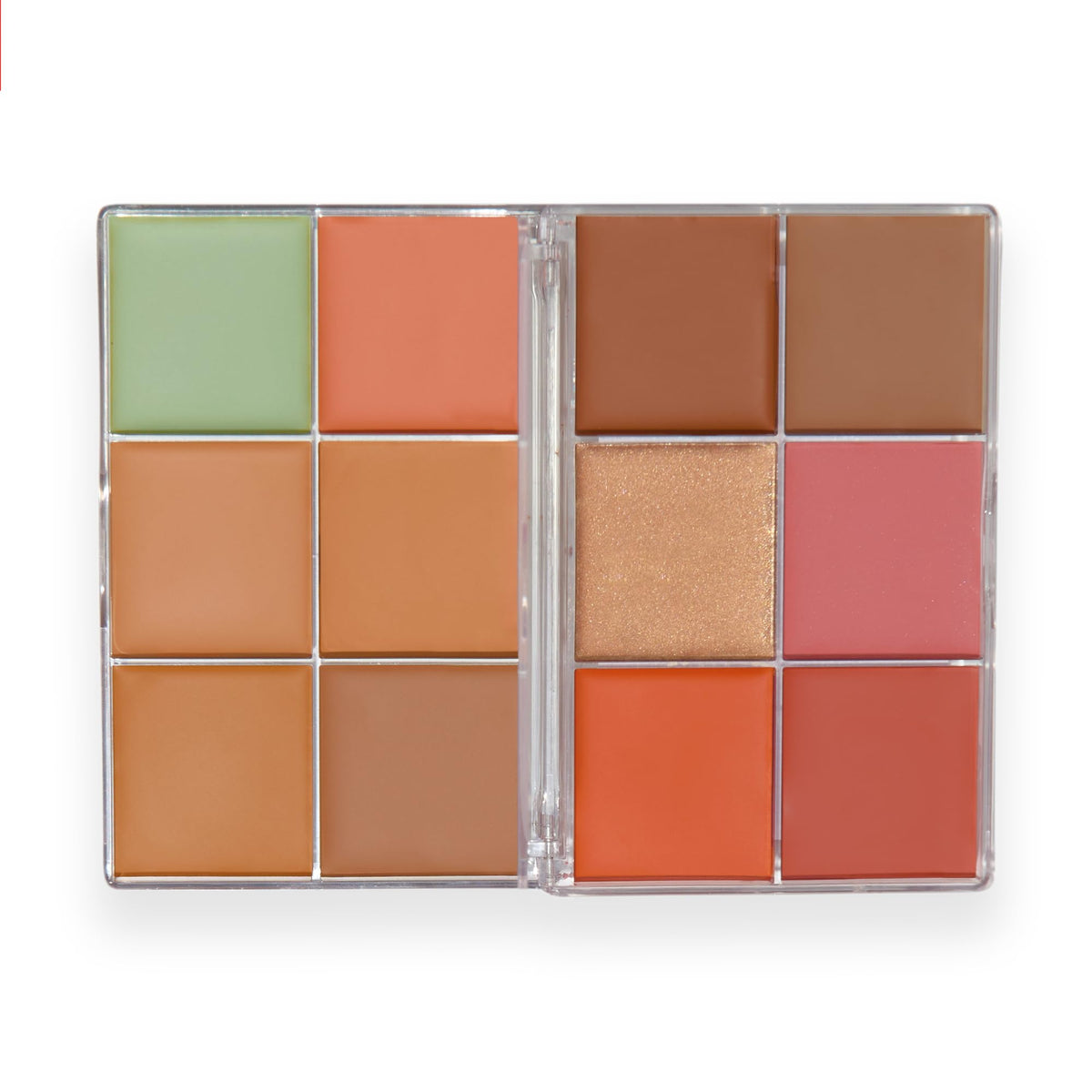 Revolution Beauty London contour and highlight applied on face showing sculpting effect