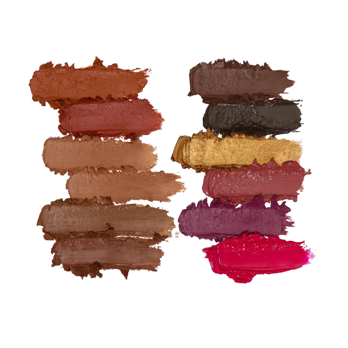 Revolution Beauty London finger swatch showing cream texture and blendability benefit