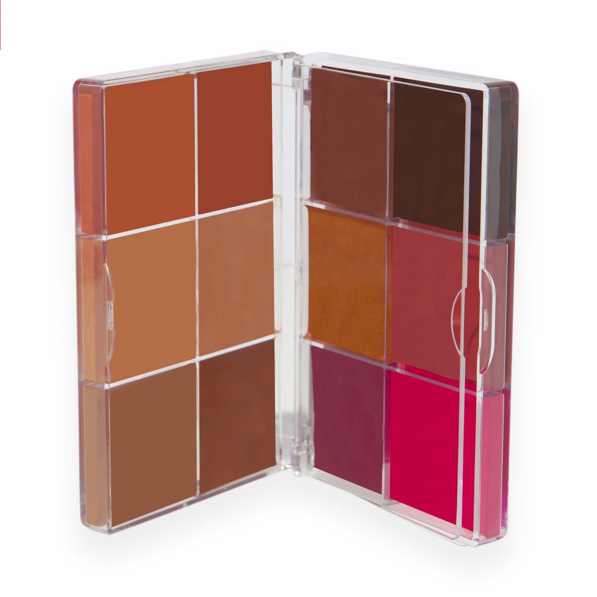 Revolution Beauty London lifestyle flatlay showing versatile multi-use kit benefit