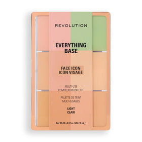 Revolution Beauty compact front view showing sleek portable design and convenience