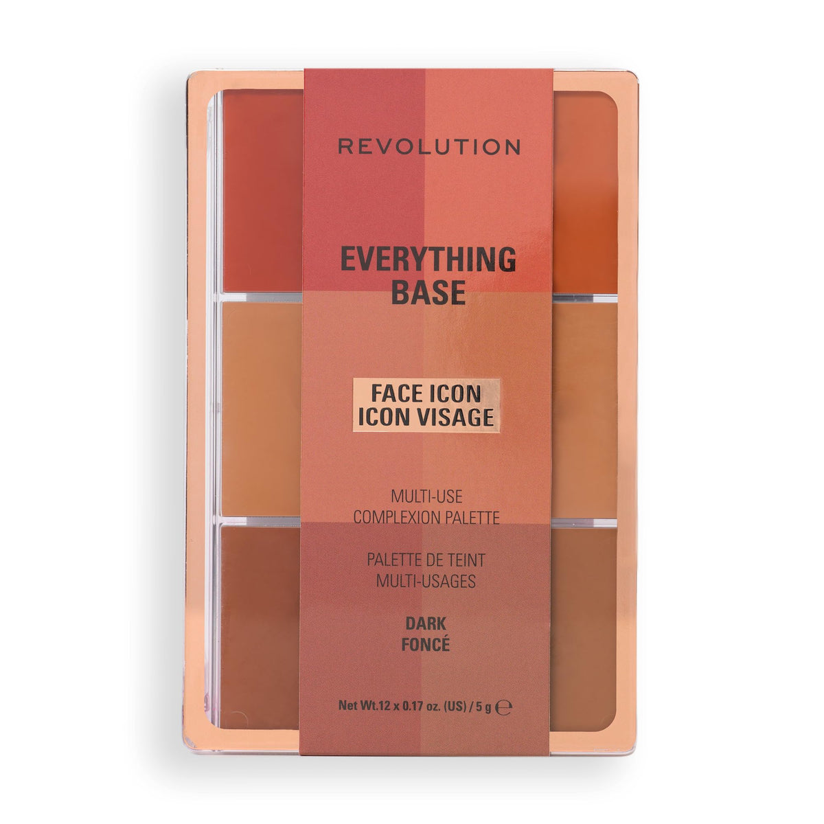 Revolution Beauty London palette closed showing compact portability and travel benefit