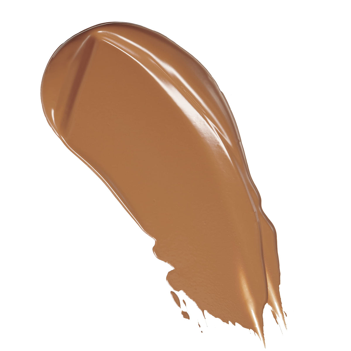 Revolution Beauty London foundation applied on deep golden skin tone showing natural matte benefit