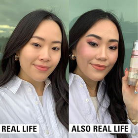 Revolution Beauty London texture swipe displaying smooth blendable formula benefit