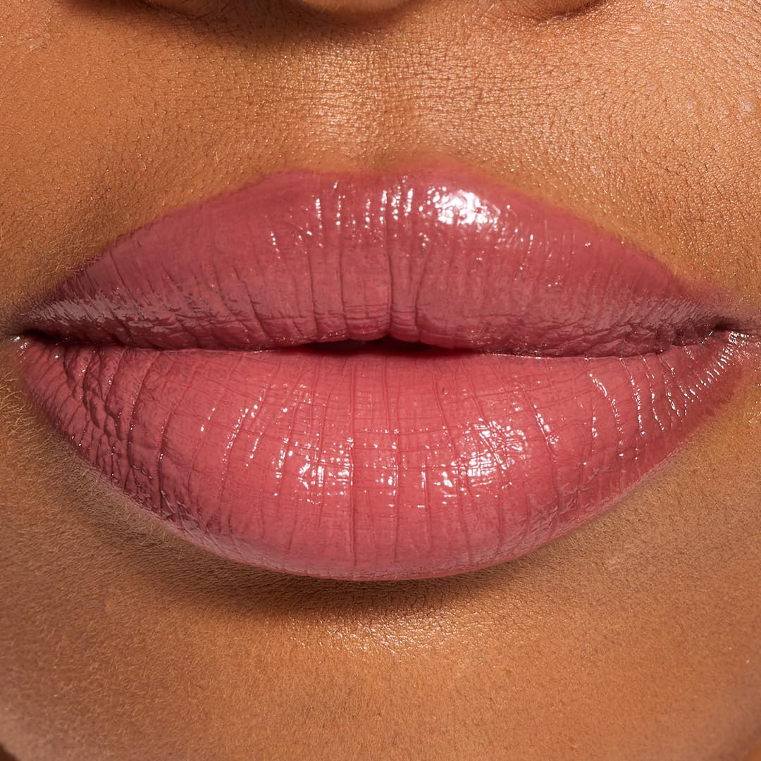 Revolution Beauty London texture close-up showing creamy-gloss formula and smooth finish