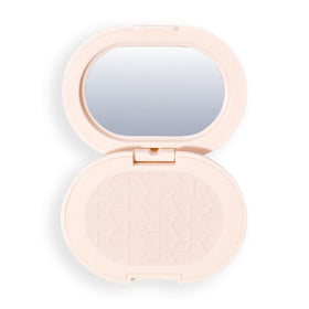 Revolution Powder Pops compact front view showing sleek packaging and logo