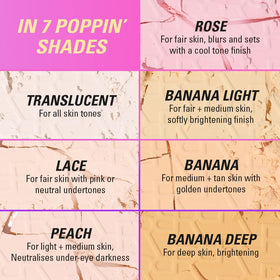 Revolution Powder Pops applied on T-zone controlling shine and blurring pores