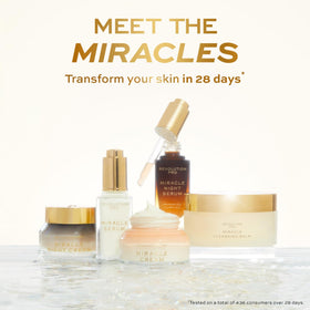 Revolution Beauty London ingredients staged: hyaluronic acid and niacinamide, highlights brightening