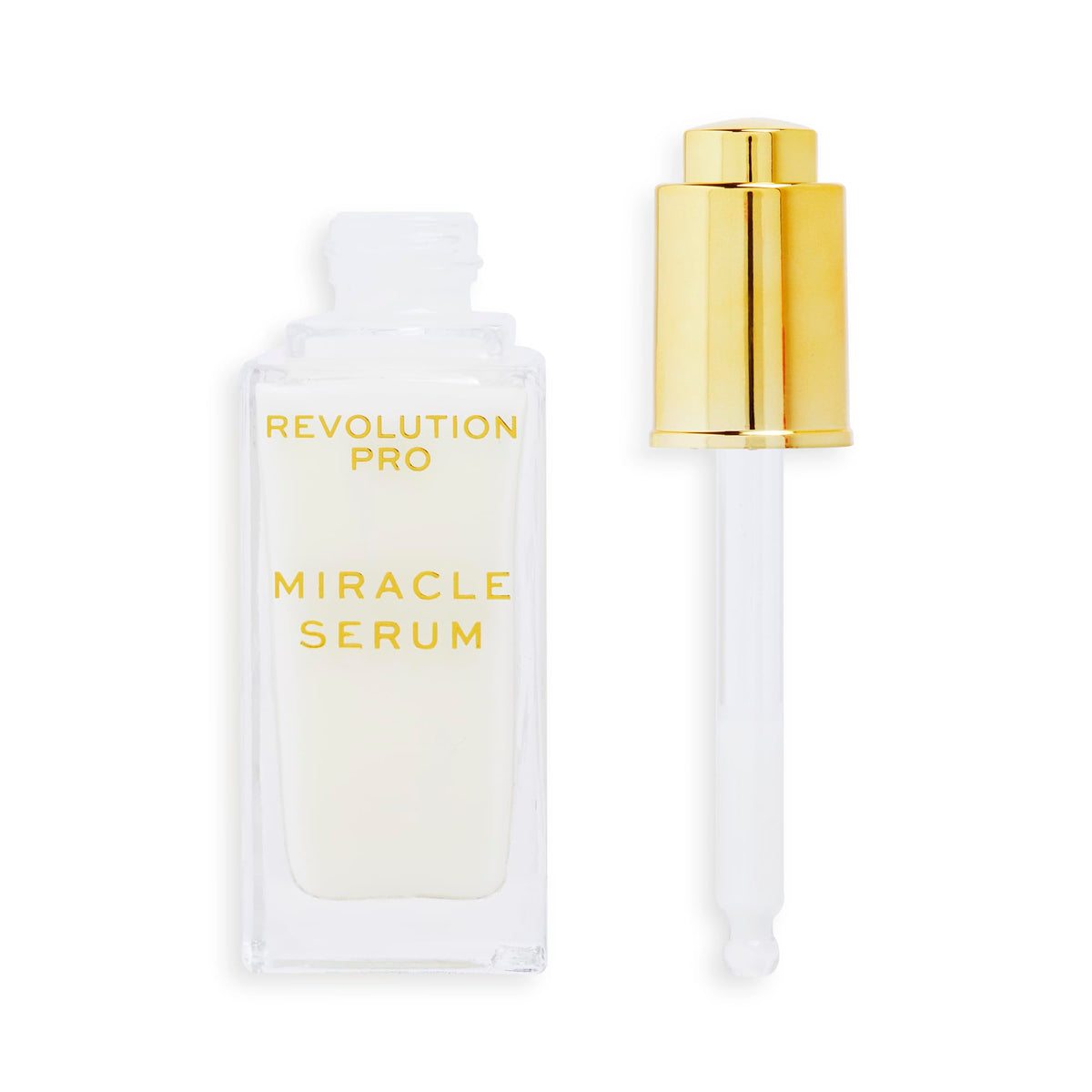 Revolution Pro Miracle Serum open cap with subtle rose aroma indication