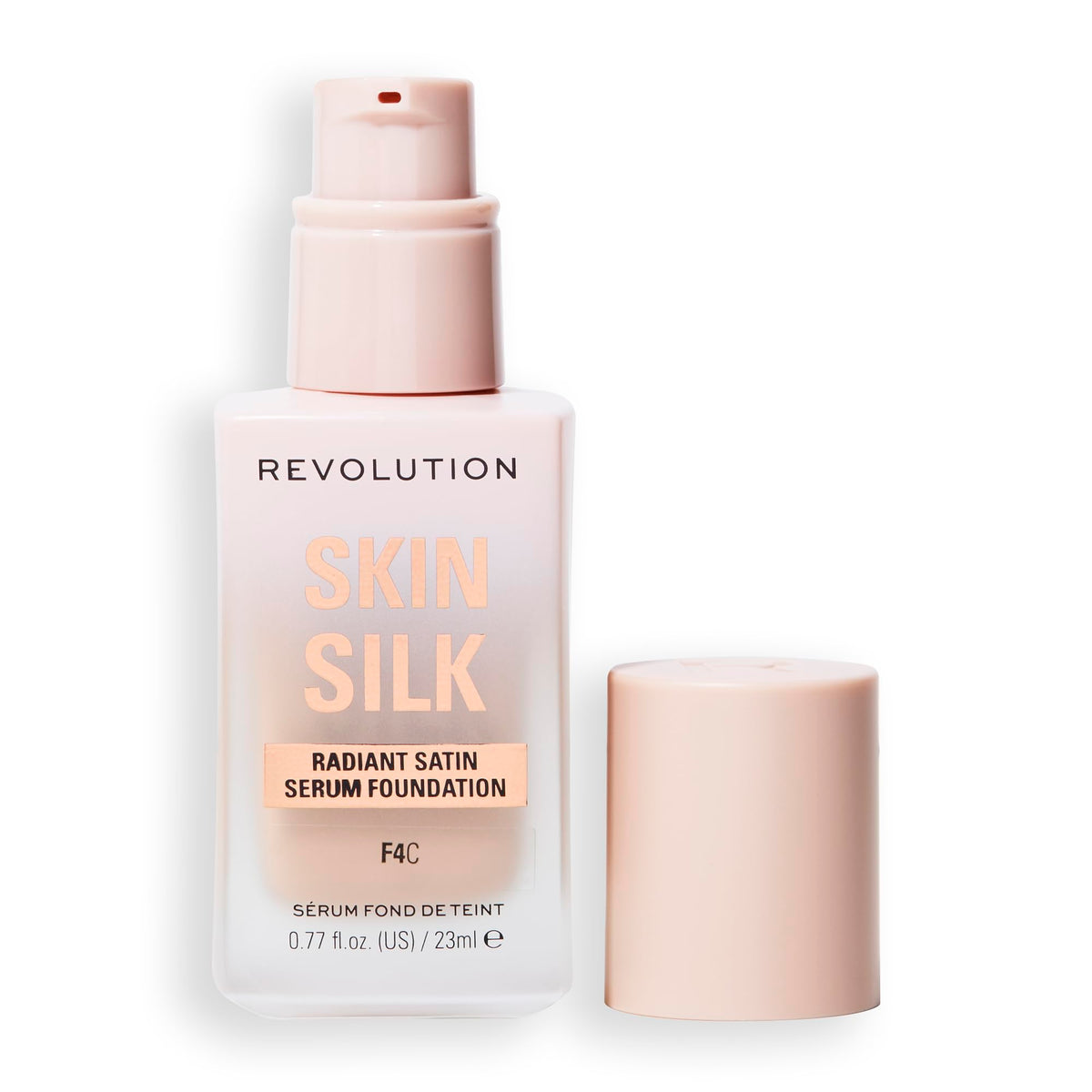 Revolution Beauty London front packaging showing bottle and label, clean product appeal