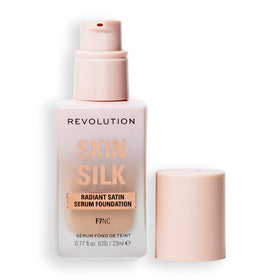 Revolution Beauty Skin Silk front packaging showing elegant tube and label, convenient use