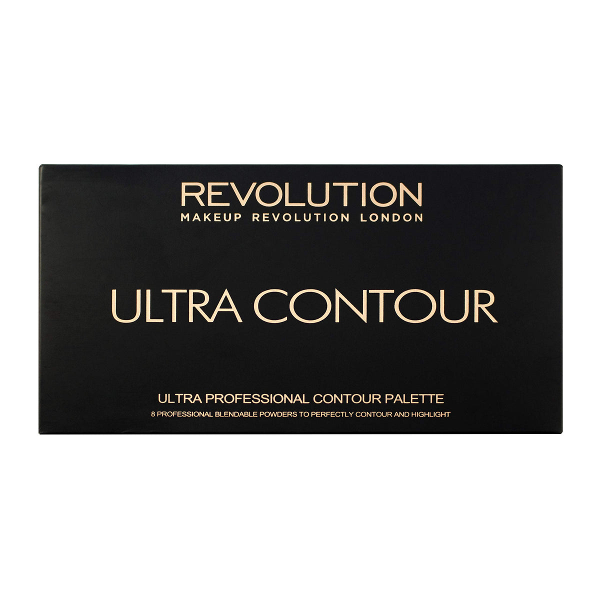 Revolution Beauty London open palette with mirror demonstrating travel-friendly size and functionality