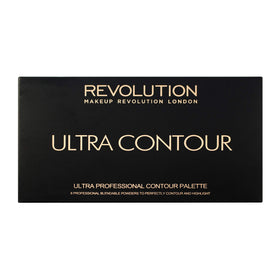 Revolution Beauty London open palette with mirror demonstrating travel-friendly size and functionality