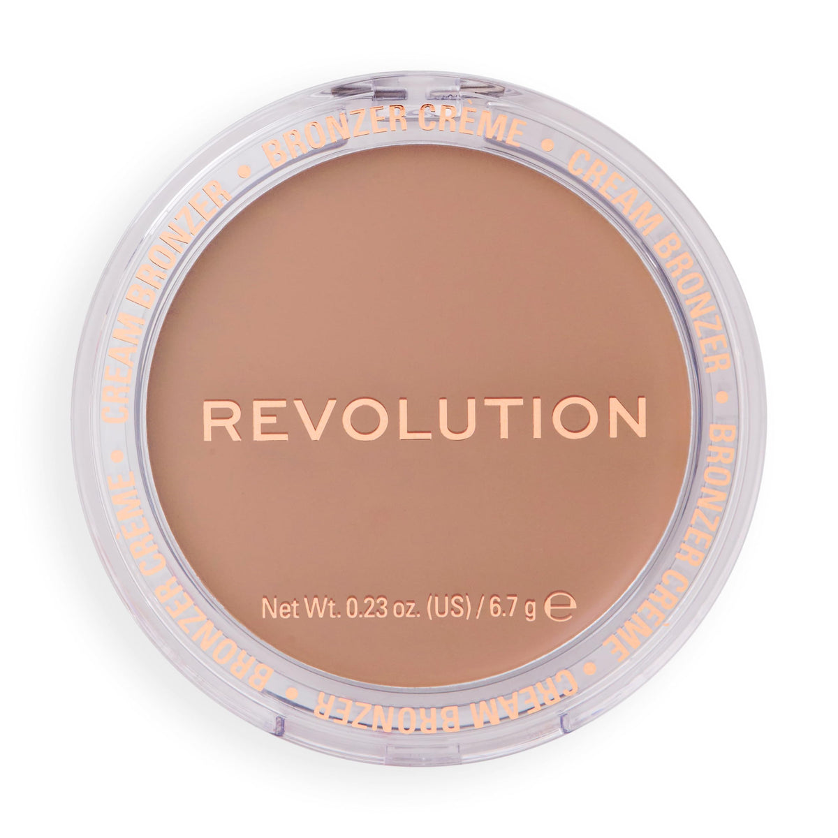 Revolution Beauty London compact front view showing product and shade label for easy selection