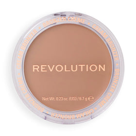 Revolution Beauty London compact front view showing product and shade label for easy selection
