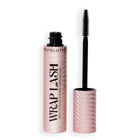 Revolution Beauty London front packaging showing chrome-look bottle and branding benefits