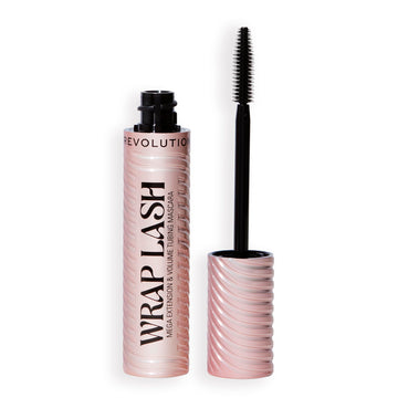 Revolution Beauty London front packaging showing chrome-look bottle and branding benefits
