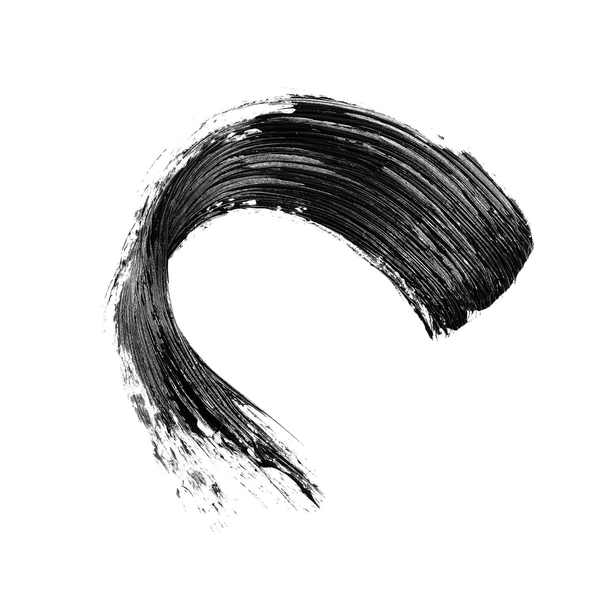 Revolution Beauty London Maxi-V brush close-up demonstrating defined bristles and even coating