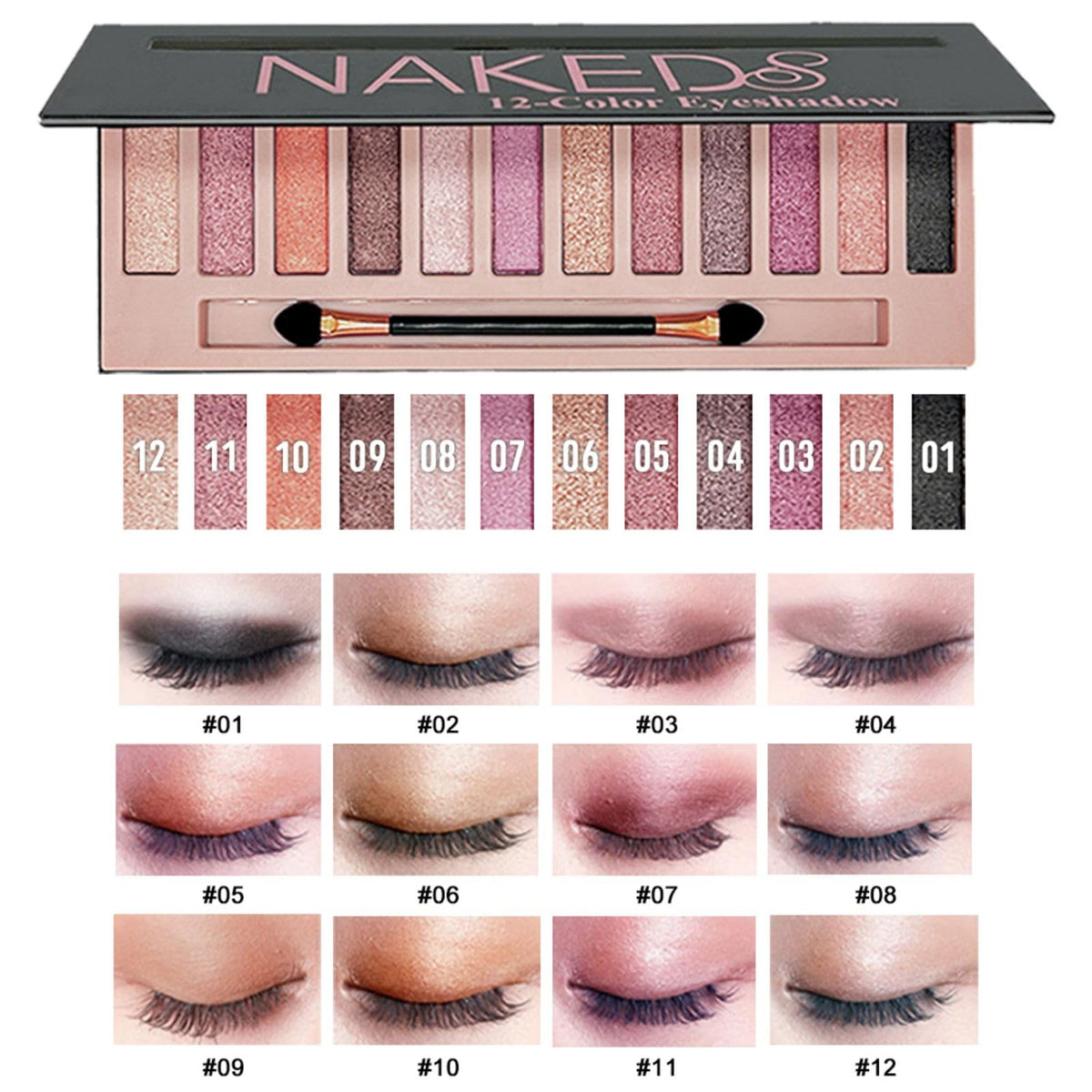 RevoNext lipsticks and glosses lined up for easy color mixing