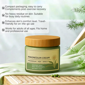 rexibuz applied on leg demonstrating easy massage-in and non-greasy finish