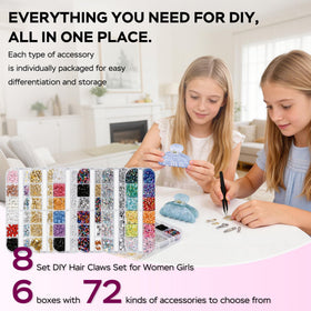 Rhavelune acrylic clip close-up showing smooth durable texture and gentle hold