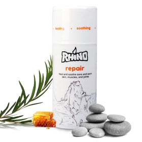 Rhino Skin Solutions front packaging showing label and size benefit