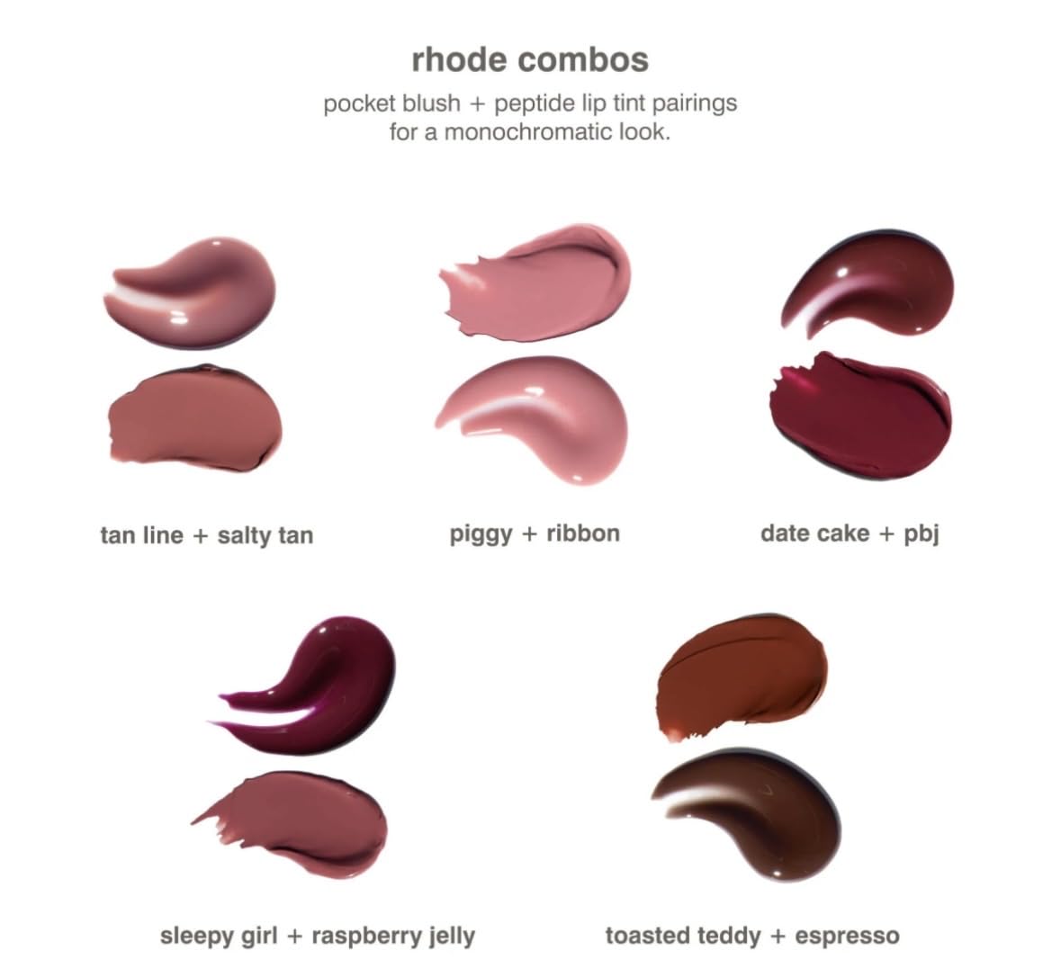 Rhode lip tint inside a purse with accessories showing on-the-go touch-up convenience