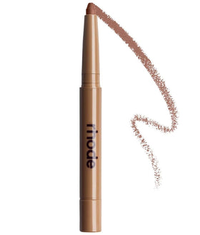 Rhode front view of lip shaper showing sleek pencil and label, highlights precision