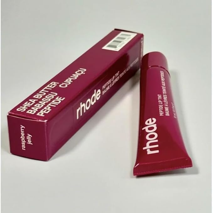 Rhode lip tint front tube showing shade and compact size for easy touch-ups