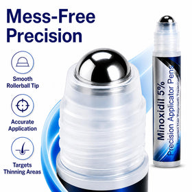 RHRTTUE applicator pen in hand for size and controlled dosing benefit