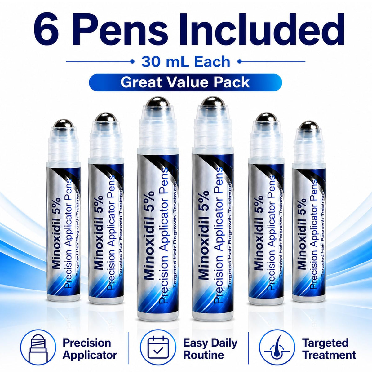 RHRTTUE pen tip close-up illustrating precise scalp application benefit